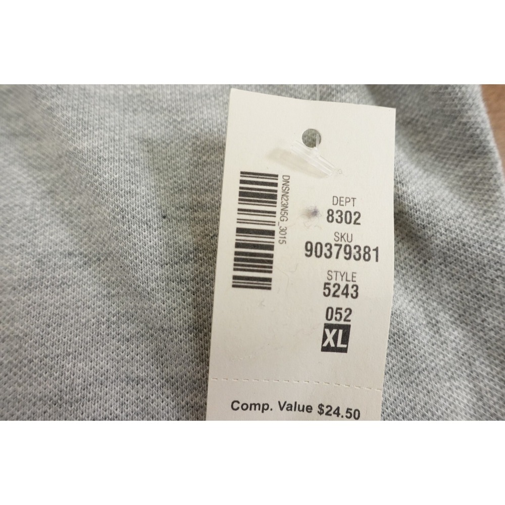 Aeropostale Womens Size XL Heather Gray Short Sleeve Uniform Pique Polo NWT - Picture 3 of 9